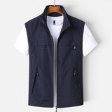 Gilet Uomo Leggero con Zip Frontale