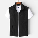 Gilet Uomo Leggero con Zip Frontale