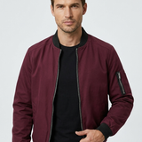 Giacca bomber classica con chiusura a zip