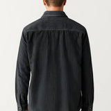 Overshirt con abbottonatura e taschino da uomo