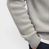Maglione Uomo a Righe con Collo Polo