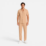 Set Estivo Uomo Camicia e Pantaloni Leggeri
