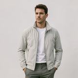 Giacca Uomo Leggera con Zip Smart Casual
