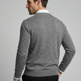 Cardigan Uomo in Maglia con Collo a V