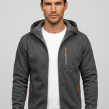 Felpa Uomo con Zip e Cappuccio