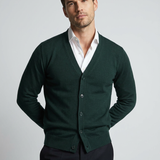 Cardigan Uomo in Maglia con Collo a V