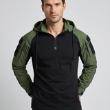 Felpa Uomo Tattica con Cappuccio e Zip