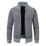 Cardigan Uomo in Maglia Jacquard