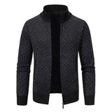 Cardigan Uomo in Maglia Jacquard