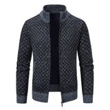 Cardigan Uomo in Maglia Jacquard