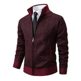 Cardigan Uomo in Maglia Jacquard
