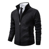 Cardigan Uomo in Maglia Jacquard