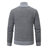 Cardigan Uomo in Maglia Jacquard