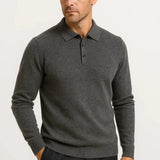 Maglione Polo Uomo in Lana Merino