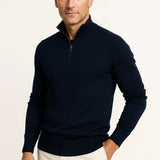 Maglione Uomo in Misto Cotone con Zip