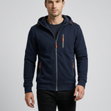 Felpa Uomo con Zip e Cappuccio