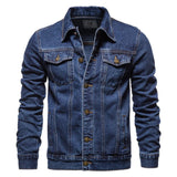 Giacca di jeans classica con vestibilità rilassata da uomo