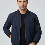Giacca bomber classica con chiusura a zip