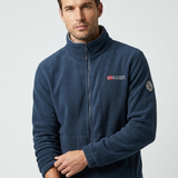Giacca in pile con collo alto versatile