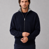 Cardigan Uomo in Maglia con Zip Completa