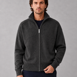 Cardigan Uomo in Maglia con Zip Completa