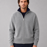 Cardigan Uomo in Maglia con Zip Completa