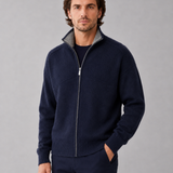 Cardigan Uomo in Maglia con Zip Completa