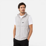 Gilet Uomo Leggero con Cappuccio e Zip