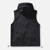 Gilet Uomo Leggero con Cappuccio e Zip