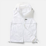 Gilet Uomo Leggero con Cappuccio e Zip