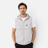 Gilet Uomo Leggero con Cappuccio e Zip
