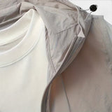 Gilet Uomo Leggero con Cappuccio e Zip