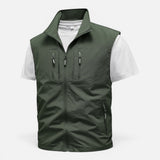 Gilet Uomo Utilitario Leggero Multi Tasche