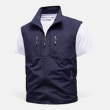 Gilet Uomo Utilitario Leggero Multi Tasche