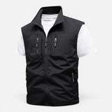 Gilet Uomo Utilitario Leggero Multi Tasche