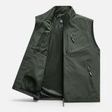 Gilet Uomo Utilitario Leggero Multi Tasche