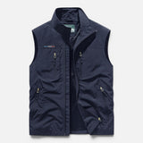 Gilet Uomo Leggero con Tasche Zip