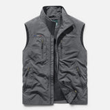 Gilet Uomo Leggero con Tasche Zip