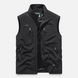 Gilet Uomo Leggero con Tasche Zip