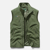 Gilet Uomo Leggero con Tasche Zip