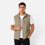 Gilet Uomo Leggero con Zip Frontale