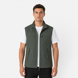Gilet Uomo Leggero con Zip Frontale