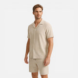 Set Estivo Uomo Camicia e Pantaloni Corti