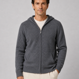 Maglione Uomo in Lana Merino con Zip