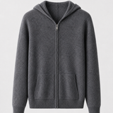 Maglione Uomo in Lana Merino con Zip