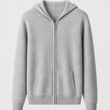 Maglione Uomo in Lana Merino con Zip