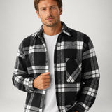 Camicia Uomo in Flanella a Quadri