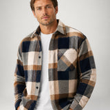 Camicia Uomo in Flanella a Quadri