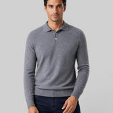 Maglione Uomo Stile Polo in Maglia