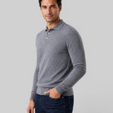 Maglione Uomo Stile Polo in Maglia